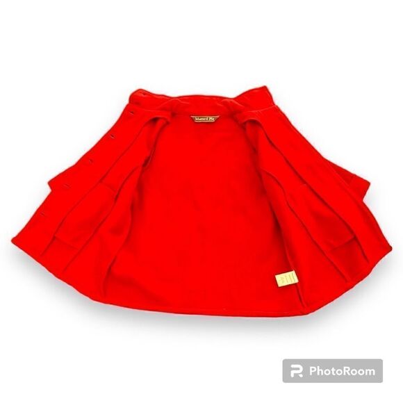 Mustard Pie Valentina Cloak in Cherry Red Size 7 - Picture 4 of 6